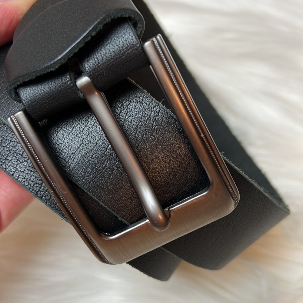 Men’s Black Leather Belt Size 32-34